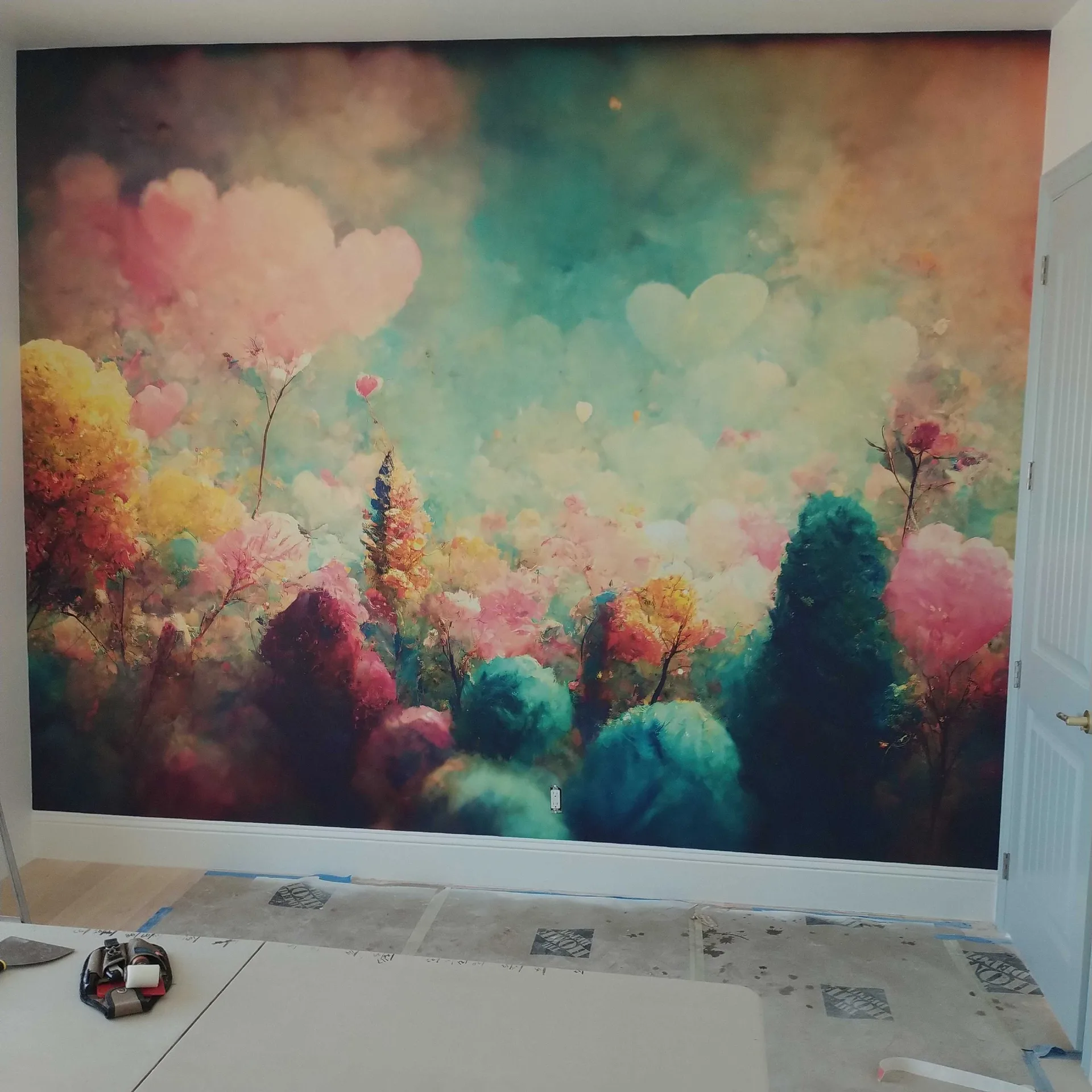 Wallpaper project in Logan Square